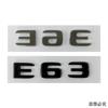 ABS Modified Car Side Sticker Fender Emblem Badge Tail Trunk Decals for Mercedes Benz E43 E53 E63 Letters Styling Accessories