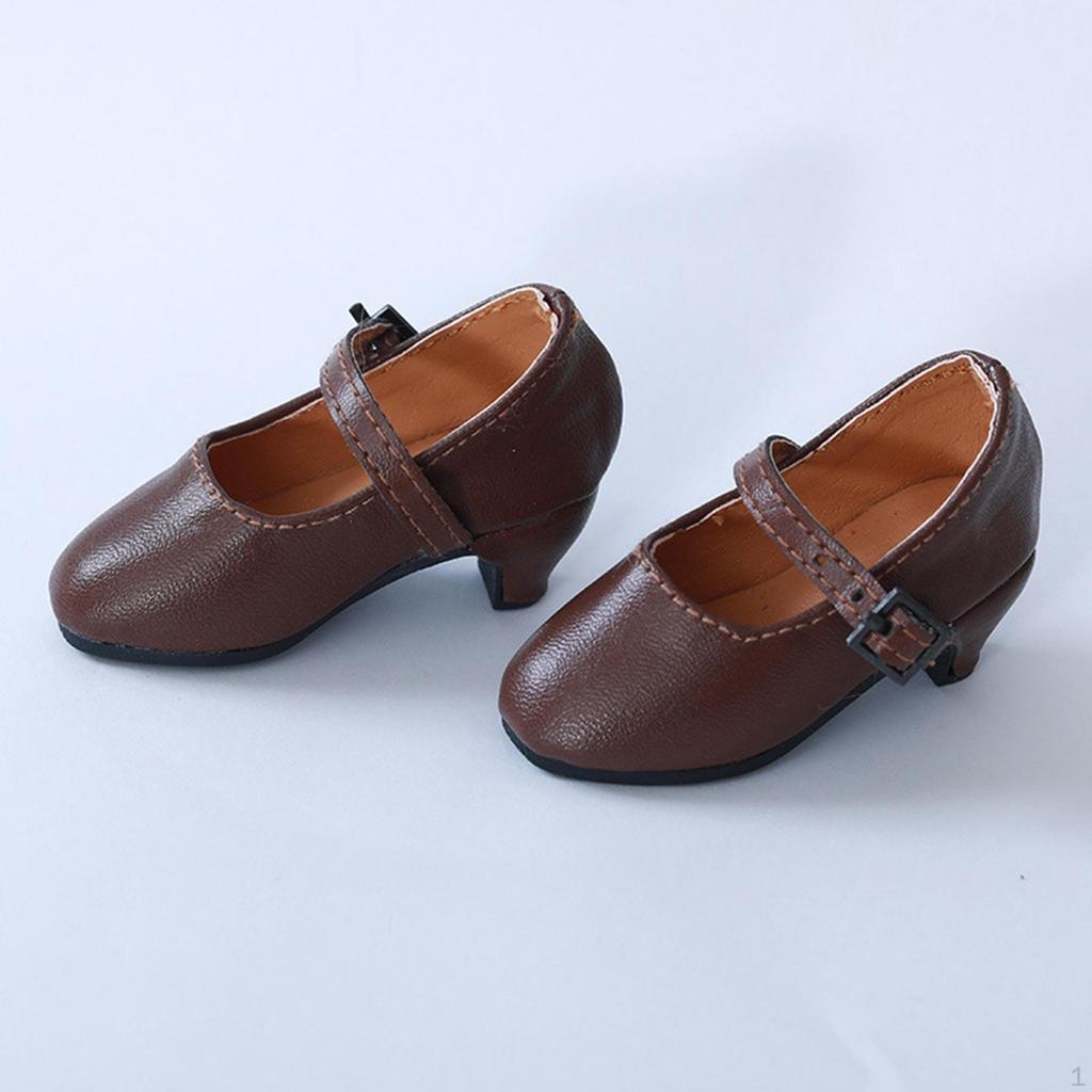 1/4 Female Figure Shoes for Action Doll, Dress Up, Creative, Mini High Heel