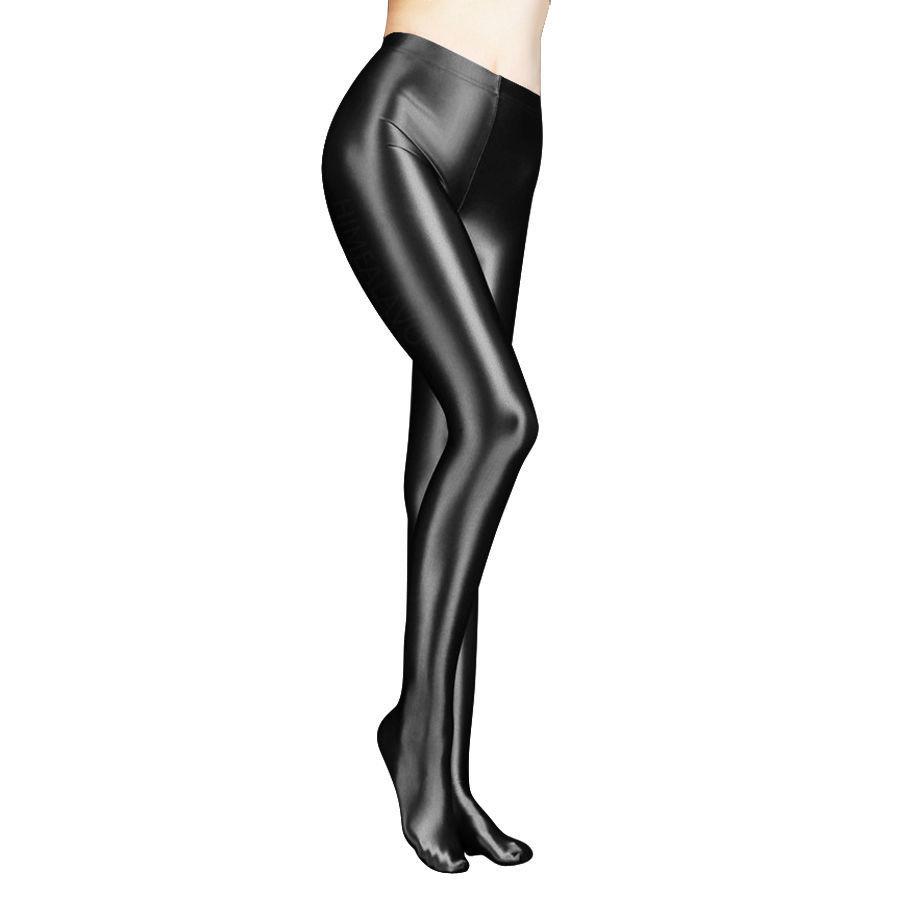 Sexy Glitter Shiny Leggings Stockings Yoga Pants Women Glossy High Waist Tights Trousers Workout Fitness Club Dance Pantyhose