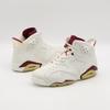 384664-116 Nike Air Jordan 6 Retro Maroon White Red Cream Ivory Burgundy Wine