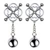 2PCS Metal Adjustable Nipple Clips Labia Clamps Breast Clamps Sexy Toys Boobs Adult Flirt Toys for Couples Valentine's Day Gifts