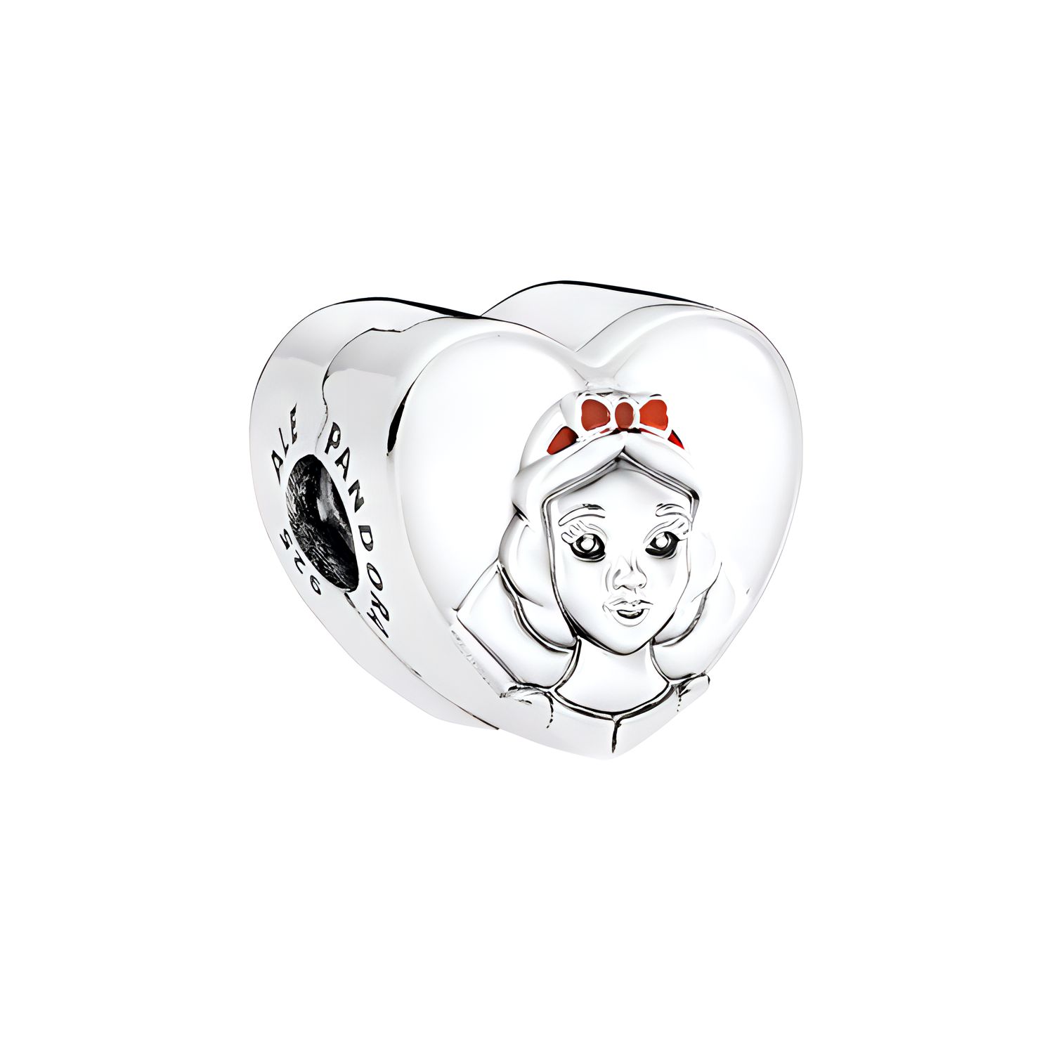 Pandora Disney Snow White Silicone-Free Fixed Clip 925 Silver Pendant Women pendant 797165ENMX Silver
