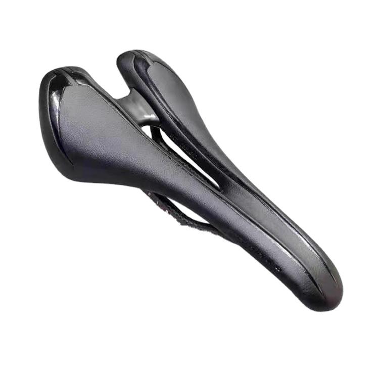 Mountain Road Bicycle Seat Carbon Fiber Microfiber Leather Light Middle Seat Saddle ultra Light Carbon Bow Polyurethane+carbon+steel/carbon/chrome чёрный