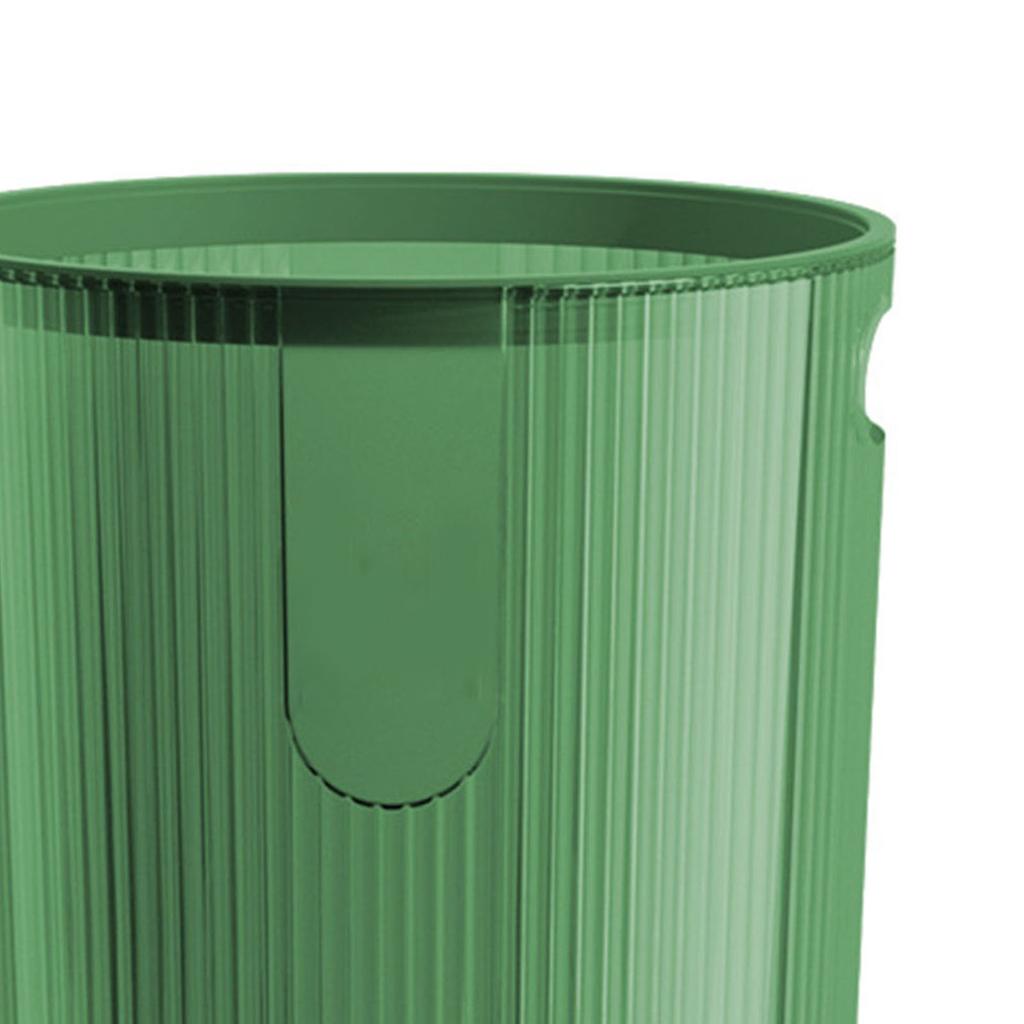 Trash Can with Pressing Ring Plastic Trash Can Wastebasket Garbage Container Bin for Bathroom Kitchen Bedroom Office
