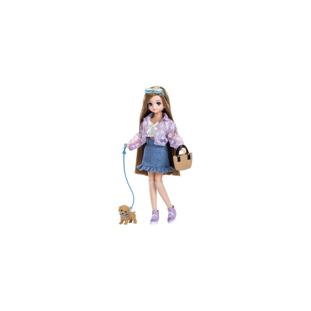 

Takara Tomy Licca-chan Dress Set Dog Walking Outfit Dress-Up Toy for Kids 3 Years and Up