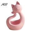 Entryway Key Storage Cat Shape 3D Printed Tray, Matte Finish Decorative Desktop PLA Material Trinket Tray Durable Ornament for Bedroom Dressing Table