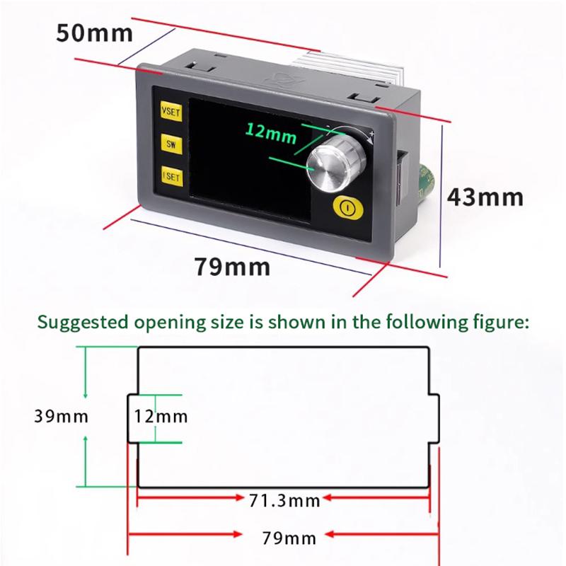 Sk60 DC Aufwärtswandler CNC Einstellbares Geregeltes Labornetzteil Konstante Spannung Strom Solarlademodul
