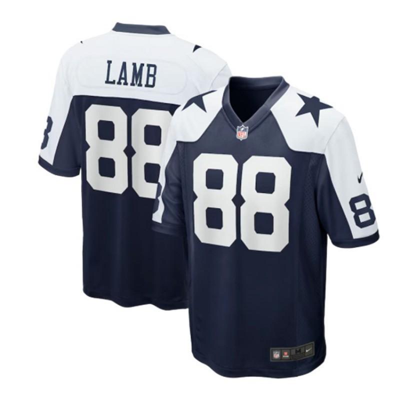 Dallas Cowboys NFL Football Jersey Men Women Custom Number 7 11 88 Embroidered Sportswear Winter