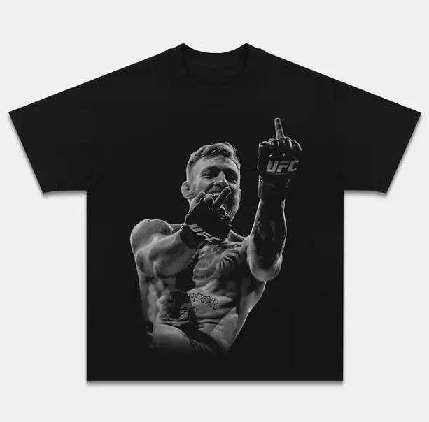 VINTAGE ФУТБОЛКА CONOR MCGREGOR COMBATWEAR, Боксерская футболка, Боксерская футболка с графикой UFC XS