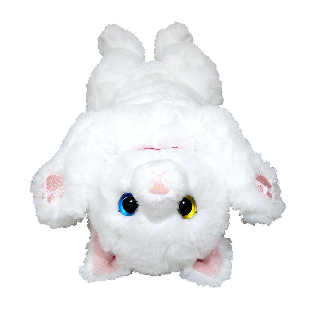 Sun Lemon Lap Cat Plush Toy Small White Odd Eyes