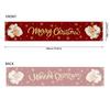 Merry Christmas Santa Claus Table Runner Christmas Decor for Home Winter Holiday Kitchen Dining Tablecloth Decor Navidad