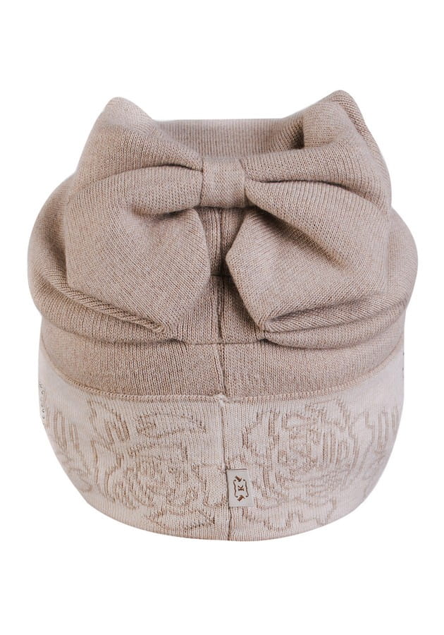 Liliana Bow Women' Hat with Bow Beige