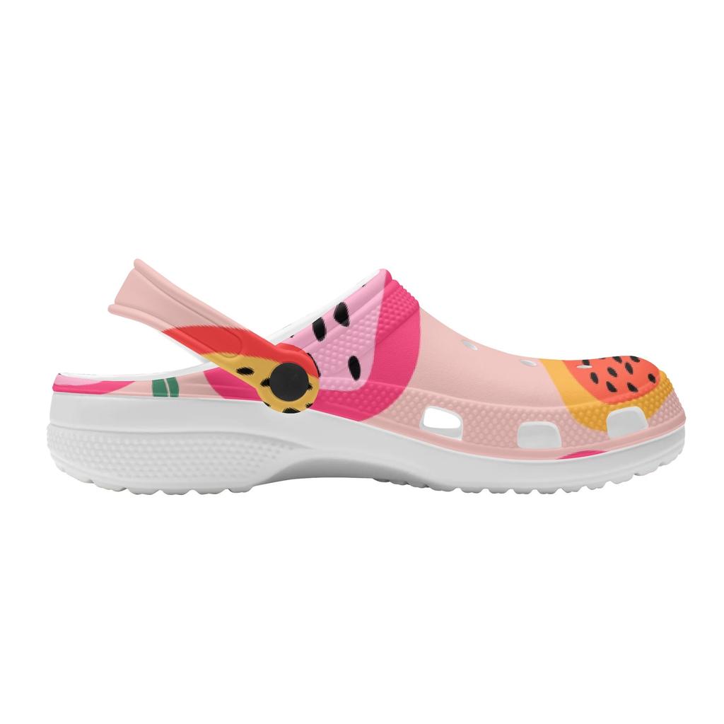 Colorful Printed EVA Clogs Adult Unisex Breathable Soft Sole Slip On Casual Shoes Soft Sole Summer Sandals Indoor Outdoor Wear