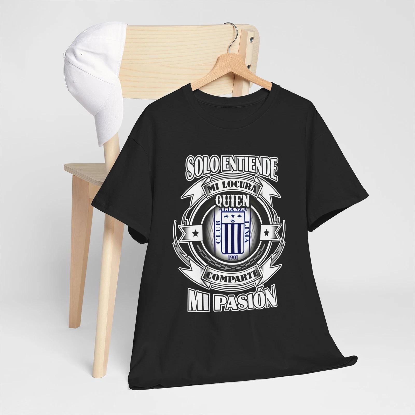 Peruvian Soccer Unisex Tee, ALIANZA LIMA Design, Football Shirt, Sports Fan 4XL