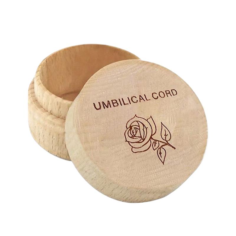 1 Stück Haltbare Sammlungszähne Hohe Qualität Babyzahnbox Geschenke Aufbewahren Holz Milchzahn-Organizer Mit Deckel