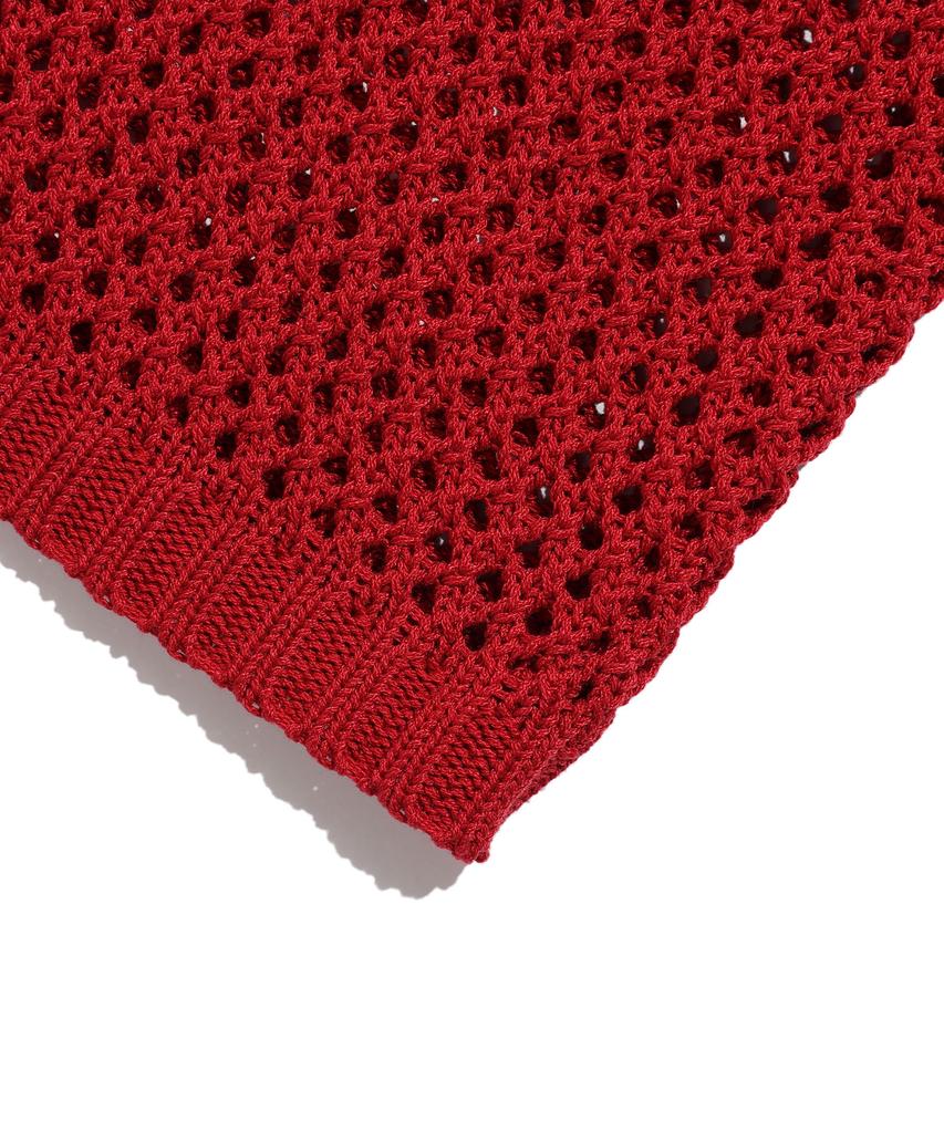NICEGHOSTCLUB 3Stars L/S Knit Tee_Red(Ng2Fsuk601A)