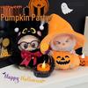 Labubu Halloween Pumpkin Vinyl Doll with Overalls - First, Second, and Third Generation Options Available