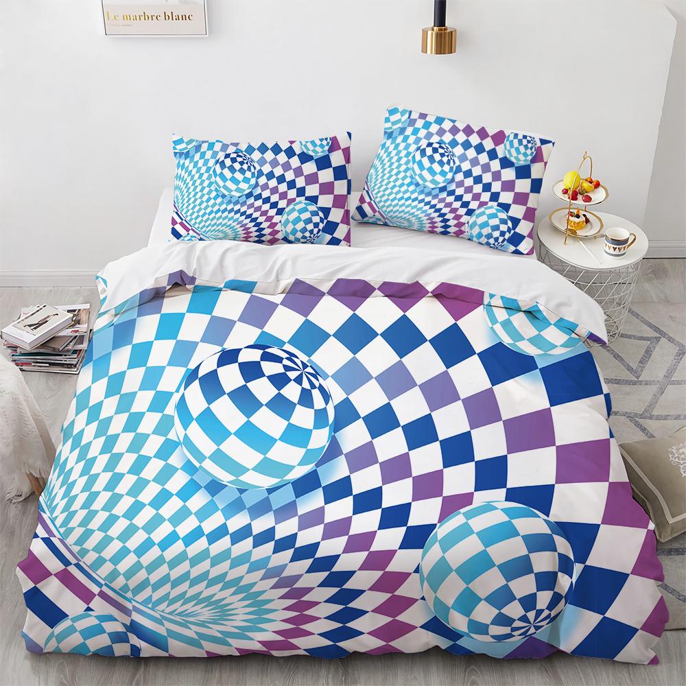 Psychedelic Digital Printing Bedding Set 3D Duvet Cover Set Microfiber Adults Women Single Queen King Twin Full Size Bed Linen