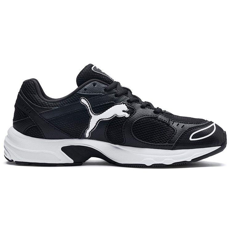 Puma Axis Vintage Mesh, Textile, Synthetic Leather Low Top Running Shoes Unisex Black Silver 368465-03