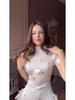 2025 Spring Sweet Style Short Sleeve Silky Elegant Women's Fashion Dress