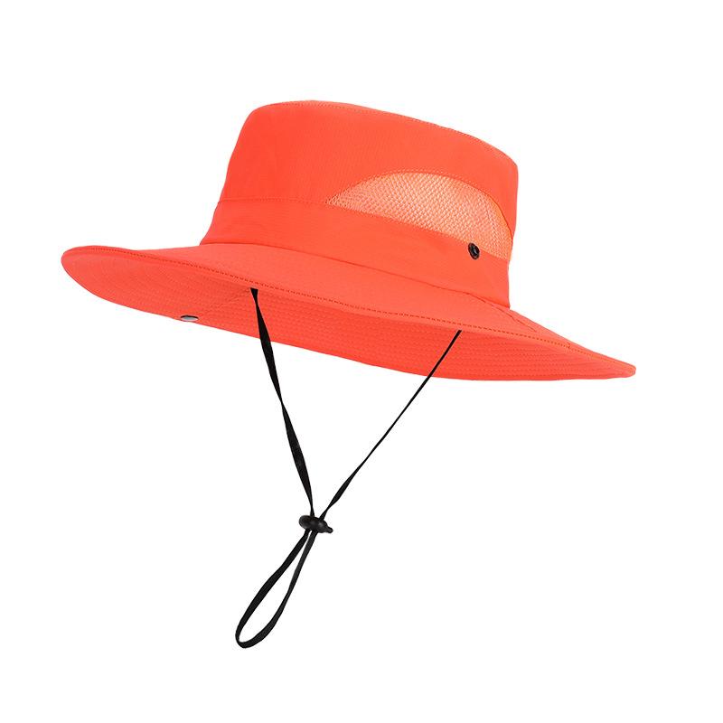 Outdoor outing mountaineering bucket hat spring and summer eaves sunscreen visor breathable versatile British sun hat children