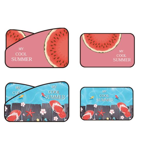 Cartoon Sun-Protect Car Side Back Window Sunshade Summer Magnetic Shield Curtain