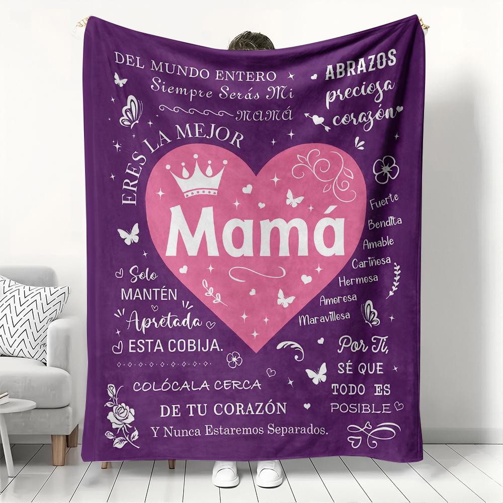 

Gift to Abuelita Abuelo Mama Papa Thin Blankets for Anniversary Birthday Father s day Mother s Day Festival gift four season use 75cmx90cm
