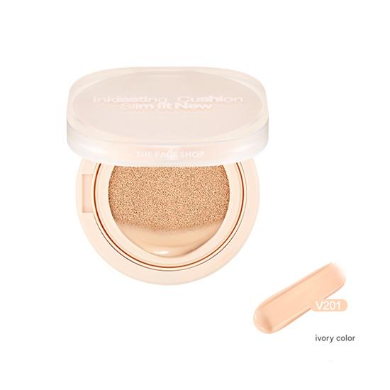The Face Shop Ink Lasting Cushion Slim Fit New SPF35 PA++  Main 12g, Refill 12g  (9 Options)