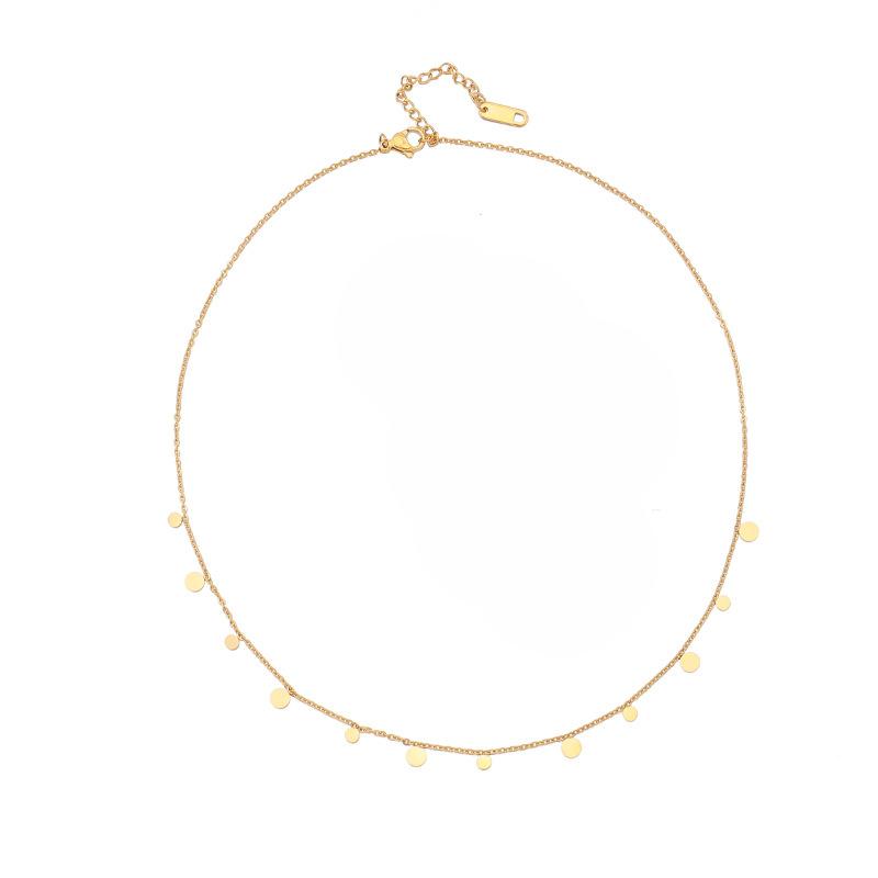 Europe and the United States hot-selling retro black gallstone necklace double-layer stacked wearing ethnic style collarbone chain natural stone handm