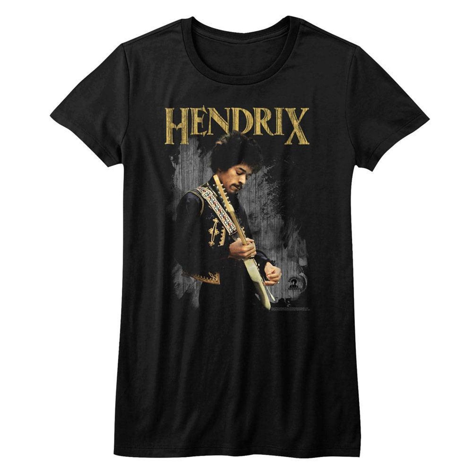 Jimi Hendrix Black Junior Women s T-Shirt M