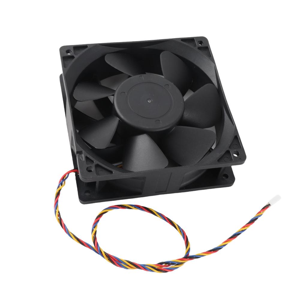 12cm Cooling Fan 120x38mm 6000rpm 12V 2.7A 4pin FG DC Brushless PWM Black Computer Case Fan for Camera Servers
