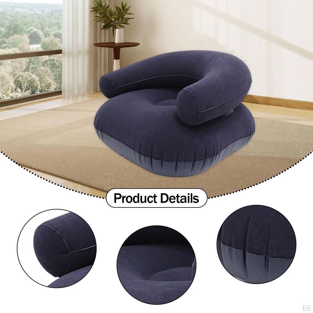 Compact Inflatable Lounge Chair, Versatile Lounger for Garden, Travel And Indoors