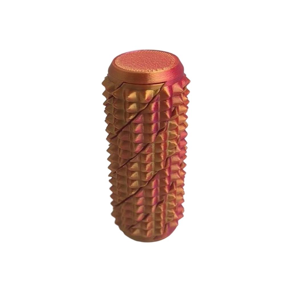 3D Printed Spiral Fingertip Decompression Massage Stick With Small Handle