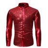 Autumn Cash Multicolor Cool Sequins Gilded Dance Clothes Shirt