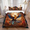 3pcs Phoenix Rising Duvet Cover Set, Cover For Bedroom Guest Room (1 Duvet Cover + 2 Pillowcase, Without Quilt),  Yy250922206