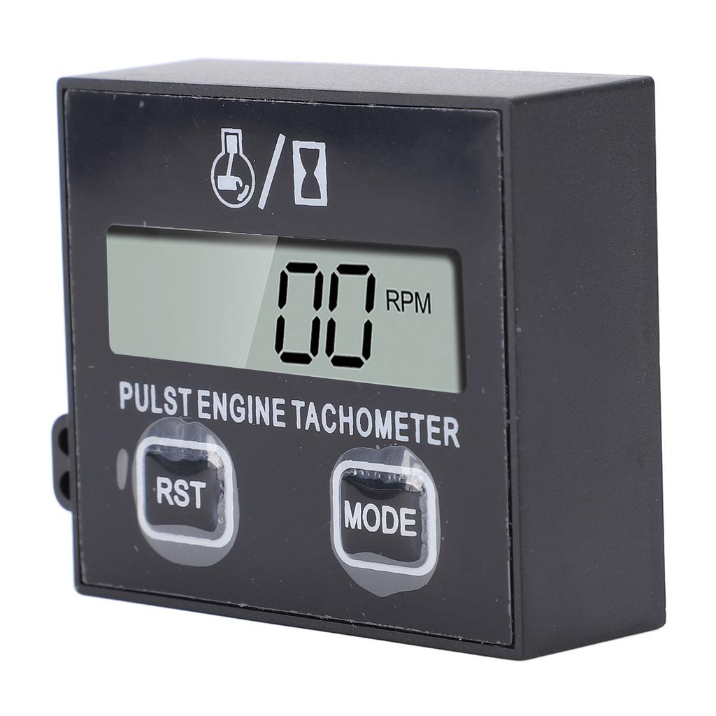 Kleinmotoren-Drehzahlmesser Wasserdicht Digitalanzeige Kettensägen-Drehzahlmesser für Motorrad Golfwagen