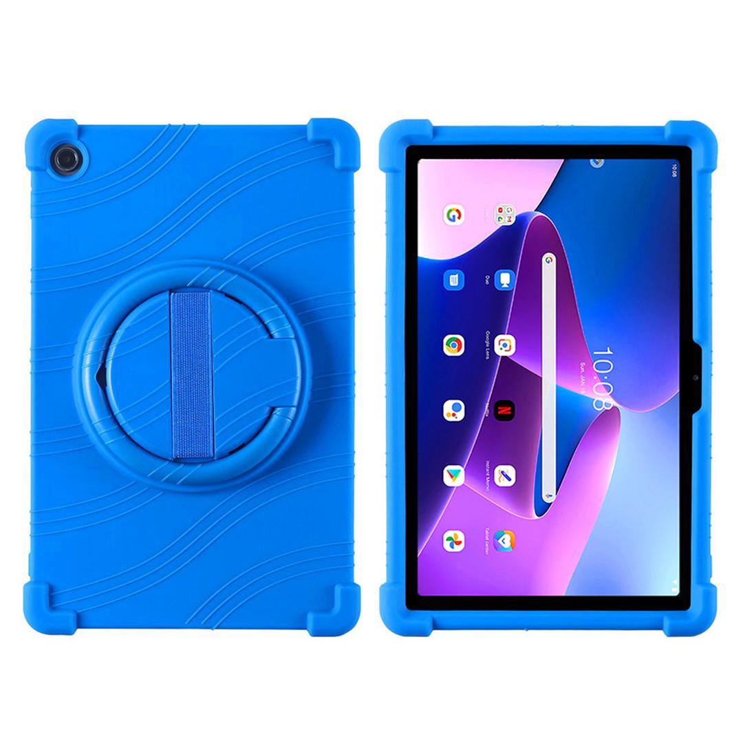 

Чехол для Lenovo Tab M10 Plus 3-го поколения 10,6 TB128FU TB125FU TB128XU, мягкий силиконовый чехол с поворотной ручкой для планшета Xiaoxin Pad 2022 M10 Plus 3rd Gen