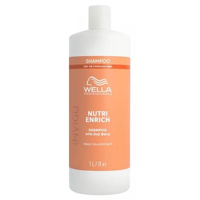 Wella Professionals Invigo Nutri Enrich Shampoing nourrissant pour cheveux secs ou fragilisés 1L