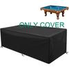 8ft Pool Table Cover with Waterproof Oxford Fabric Windproof Secure Buckles and Adjustable Drawstrings for Protection