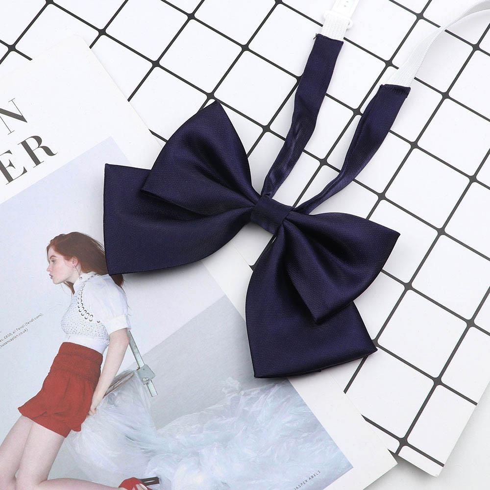 Perfect Match Colorful Women‘S Shirts Bowtie Ladies Girl School Wedding Party Bowknot Pink Bule Black Classic Butterfly Knot Suits Accessories