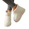 Women's Winter Snow Boots with Thick and Faux Collar - Warm Lined for Cold