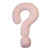 Soft Office Nap Pillow Skin-friendly Neck Support Funny Question Mark Cervical Pillow  Bedding
