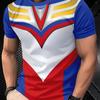 Men's Fashion 3D Printed Men's T-Shirt Round Neck Short Sleeve Trendy Street Wear