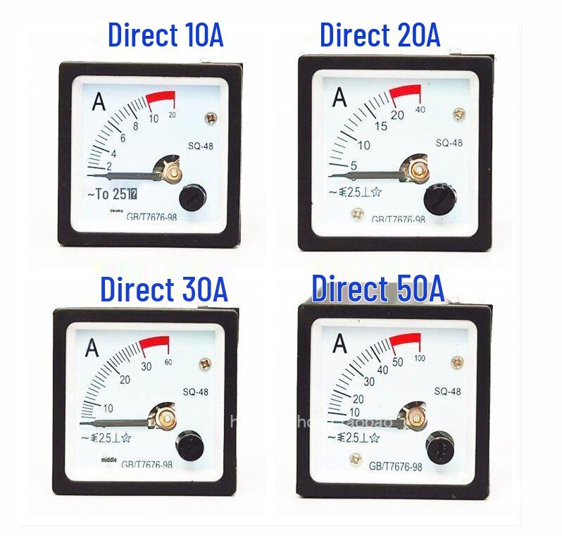 SQ-48 AC Overload Current Meter CP-48 Mechanical Ammeter (10A/120A/30A/50A)