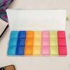 21-Slot  Storage Case Detachable Colorful Mints Splitters Case  Vitamin Pills Containers  Daily Use