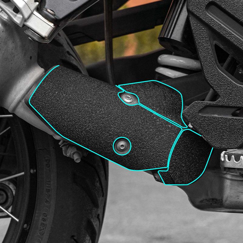 For 2025 BMW R 1300 GS ADV Thick Armor Film Tank Pad Full Body Decal Set - Anti-Scratch Shockproof Custom Styling High-Adhesion