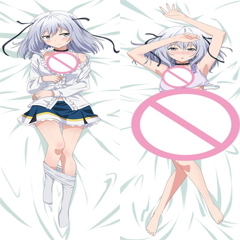 

60x180 см Непобедимый Бахамут Хроники Наволочка Аниме Персонализированная Подушка Airi Arcadia Двусторонняя Печатная Обнимающая Подушка Дакимкаура 34x100cm Peachskin белый