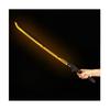 Cyberpunk Lightsaber Acrylic Katana Spark Lightsaber Glowing Sword Role Playing Props with LED Light Gift Box Packaging Friction and Heat Resistance