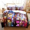 K-Katseye Idol Concert Poster Duvet Cover Set With 2 Pillowcases Popular Pop Music Home Textile Literie De Luxe