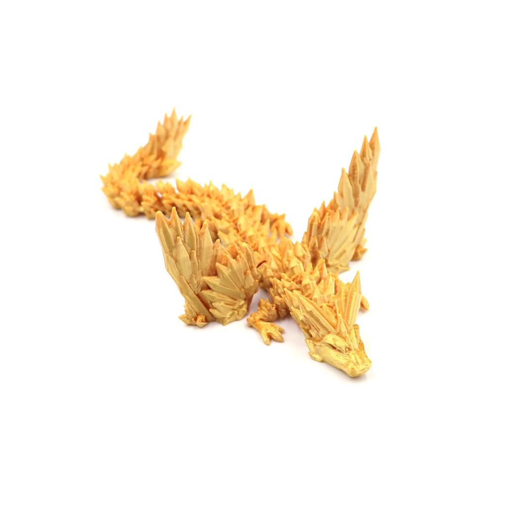 Colorful 3D Printed Dragon Egg Crystal Ornament Set - Creative and Trendy Toy and Gift.